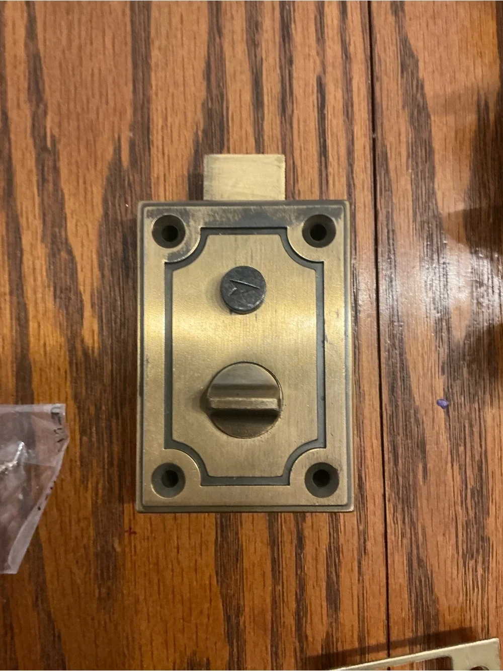 SCHLAGE F10 door knob set Vintage from 1980s